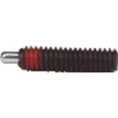 End Force Spring Plunger - 2.8 lbs Initial End Force, 7.2 lbs Final End Force (3/8″–16 Thread) - Apex Tool & Supply