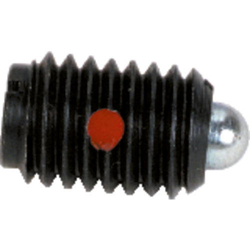End Force Spring Plunger-Short - 0.75 lbs Initial End Force, 2.5 lbs Final End Force (10–32 Thread) - Apex Tool & Supply