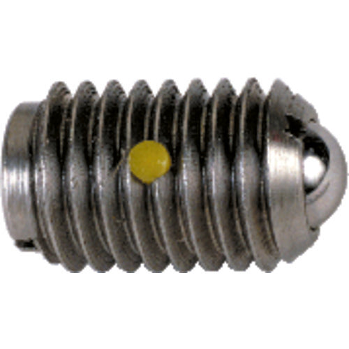 Ball Plunger - 6 lbs Initial End Force, 17 lbs Final End Force (5/16–18 Thread) - Apex Tool & Supply