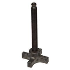Toggle Shoe Clamp - 1/2″–13 Thread Size–4 5/8″ Overall Length - with Knob Model 17407 - Apex Tool & Supply