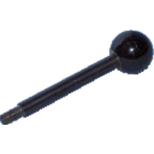 Plastic Ball Knob with Shaft - 5/16″–18 Thread Size, 6″ Handle Length, 1/2″ Thread Length - Apex Tool & Supply