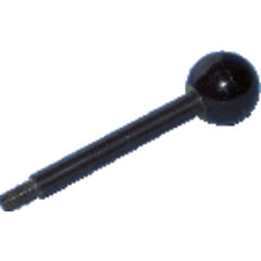 Plastic Ball Knob with Shaft - 5/16″–18 Thread Size, 6″ Handle Length, 1/2″ Thread Length - Apex Tool & Supply