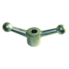 Cast Iron Ball Handles - 3/4″–10 Threaded Hole, 8″ Width, 2 15/16″ Overall Height, 1 3/4″ Hub Height - Apex Tool & Supply