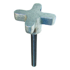 Aluminum Clamping Knob Assembly - 3/8″–16 Thread Size, 3″ Thread Length, 2″ Knob Height - Apex Tool & Supply