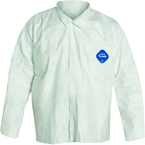 Tyvek® White Long Sleeve Shirt - Medium (case of 50) - Apex Tool & Supply