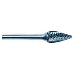 3mm EdgeHog Tree Shape Pointed End Miniature Carbide Bur SG-41M-F Fine - Apex Tool & Supply