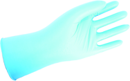 4 Mil Blue Powdered Nitrile Gloves - Size Large (box of 100 gloves) - Apex Tool & Supply