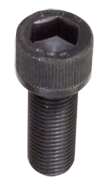 3/8-24 x 3 - Black Finish Heat Treated Alloy Steel - Cap Screws - Socket Head - Apex Tool & Supply