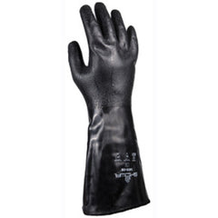 Cut resistant NEOPRENE fully coated navy color rough finish seamless cut resistant liner ANSI CUT LEVEL 4/L - Apex Tool & Supply
