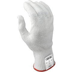 Cut resistant 10-gauge seamless knit HPPE w/Stainless Steel white ambidextrous ANSI CUT LEVEL 4/S - Apex Tool & Supply