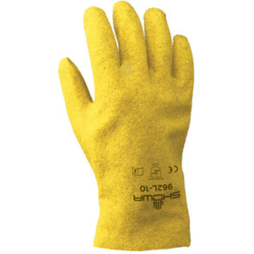 General purpose PVC fully coated yellow jersey liner slip-on/large - Apex Tool & Supply