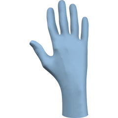 Disposable powder-free low-modulus 100%-nitrile 11″ 6-mil rolled cuff polybag/blue/extra large - Apex Tool & Supply