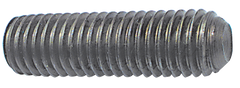 6-32 x 3/4 - Black Finish Heat Treated Alloy Steel - Socket Set Screws - Cup Point - Apex Tool & Supply