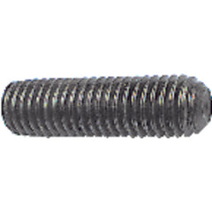 #2-56 × 1/16″ - Black Finish Heat Treated Alloy Steel - Socket Set Screws - Cup Point - Apex Tool & Supply