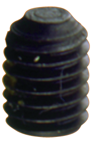 1/2-13 x 5/8 - Black Finish Heat Treated Alloy Steel - Socket Set Screws - Knurled - Apex Tool & Supply