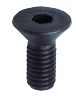 1/2-13 x 2 - Black Finish Heat Treated Alloy Steel - Cap Screws - Flat Head - Apex Tool & Supply