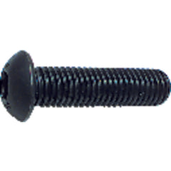 #6-32 × 1/2″ - Black Finish Heat Treated Alloy Steel - Cap Screws - Button Head - Apex Tool & Supply