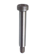 M10 x 80 - Black Finish Heat Treated Alloy Steel - Shoulder Screws - Socket Head - Apex Tool & Supply