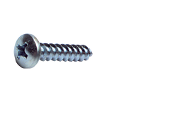 14 x 2-1/2 - Zinc Plated Heat Treated Alloy Steel - Sheet Metal Screws - Pan Phillips - Apex Tool & Supply
