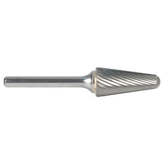 3mm EdgeHog Conical Radius End Miniature Carbide Bur SL-42M Standard - Apex Tool & Supply