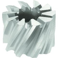 2 x 1-3/8 x 3/4 - HSS-T15 - Shell Mill - 10T - TiCN Coated - Apex Tool & Supply