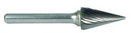 6mm EdgeHog Conical Carbide Bur SM-2M-D Standard Alt Diamond (Double) - Apex Tool & Supply