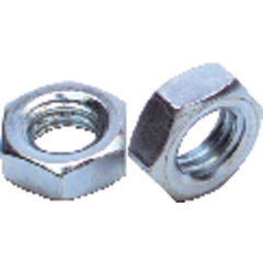 3/8″-16 - Zinc / Bright - Hex Jam Nut - Apex Tool & Supply