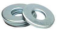 5/8 Bolt Size - Zinc Plated Carbon Steel - Flat Washer - Apex Tool & Supply