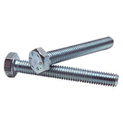 M8-1.25 × 40 mm - Zinc Plated Heat Treated Alloy Steel - Cap Screws - Hex - Apex Tool & Supply