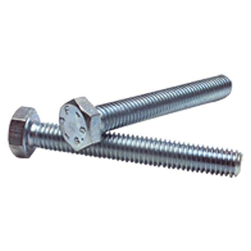 M8-1.25 × 20 mm - Zinc Plated Heat Treated Alloy Steel - Cap Screws - Hex - Apex Tool & Supply