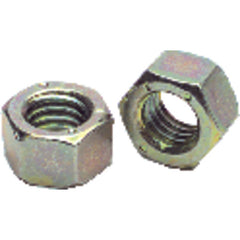 1/4″-28 - Zinc / Yellow / Bright - Finished Hex Nut - Apex Tool & Supply