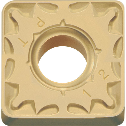 SNMG 433 PT CA515, 3/64″ Corner Radius, 3/16″ Thick, 1/2″ Inscribed Circle, TiCnulll2O3/TiN, Square, Turning Indexable Insert - Exact Industrial Supply