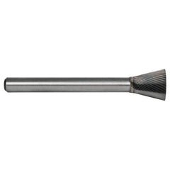 6.4mm EdgeHog Back Taper Miniature Carbide Bur SN-51M-D Std Alt. Diamond(Double) - Apex Tool & Supply