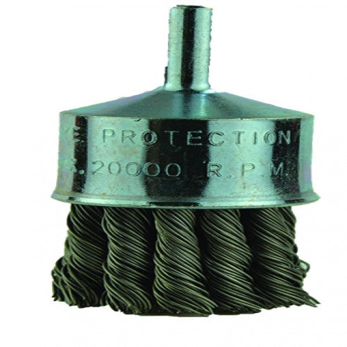 ‎1″ Diameter-1/4″ Shank-0.020″ Wire - End Brush - Apex Tool & Supply