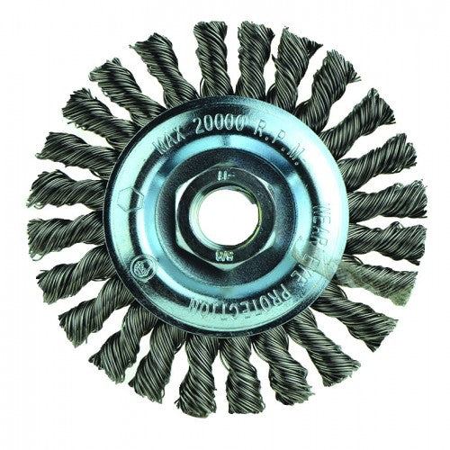 ‎4″X5/8-11 RADIAL BRUSH .020 WIRE - Apex Tool & Supply