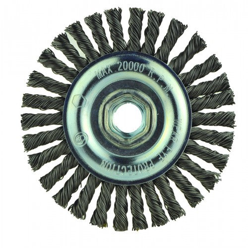 ‎4″X5/8-11 RADIAL BRUSH .020 WIRE - Apex Tool & Supply