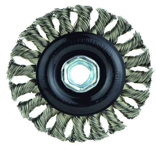‎4″X5/8-11 RADIAL BRUSH .020 WIRE - Apex Tool & Supply