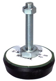 Machinery Mount - #3B 5'' Diameter - 16mm Bolt - Apex Tool & Supply