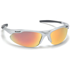 Safety Glasses - Avante, Silver Frame, Ice Org Mirror Lens - Apex Tool & Supply
