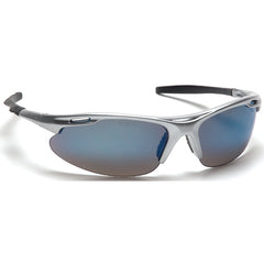 Safety Glasses - Avante, Silver Frame, Ice Blu Mirror Lens - Apex Tool & Supply