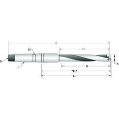 24010H-004IS T-A® Spade Blade Holder - Helical Flute- Series 1 - Apex Tool & Supply