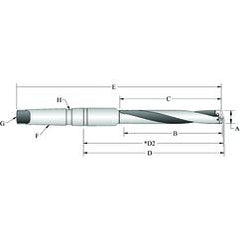 24010H-4IS-45 T-A® Spade Blade Holder - Helical Flute- Series 1 - Apex Tool & Supply