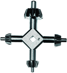 Master Chuck Key - Fits 3/8 to 3/4" Chucks - Stainless Steel - Apex Tool & Supply