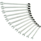 STEELMAN PRO 12-Piece Metric 144-Tooth Ratcheting Wrench Set - Apex Tool & Supply