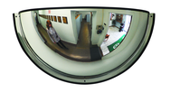 18" Half Dome Mirror -Polycarbonate Back - Apex Tool & Supply