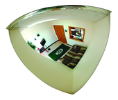 8" Inspection Convex Mirror With Handle & Light - Apex Tool & Supply