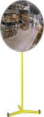 26" Convex Mirror With Portable Stand - Apex Tool & Supply