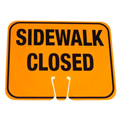 Cone Sign Sidewalk Closed - Apex Tool & Supply