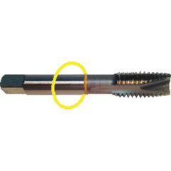 ‎M2 x .40 Dia-D3-2 FL-Std Spiral Point Tap - Yellow Ring - Apex Tool & Supply