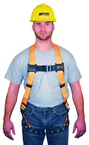 Non-Stretch Harness w/Mating buckle Shoulder Straps; Tongue Buckle Leg Straps & Mating Buckle Chest Strap - Apex Tool & Supply